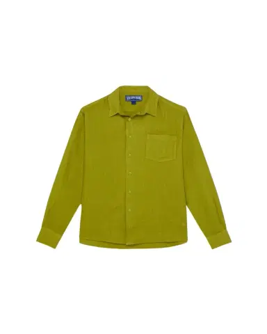 Vilebrequin Men's Long-Sleeve Button-Down Linen Shirt | Thumbnail 1 Vilebrequin Men's Long-Sleeve Button-Down Linen Shirt | Thumbnail 1