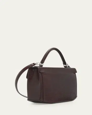 TOTEME Clip Lizard-Embossed Top-Handle Bag | Thumbnail 3 TOTEME Clip Lizard-Embossed Top-Handle Bag | Thumbnail 3