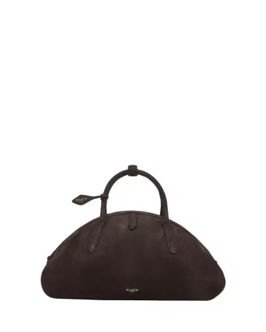 Alaïa Small Dome Top-Handle Bag in Suede | Thumbnail 1 Alaïa Small Dome Top-Handle Bag in Suede | Thumbnail 1