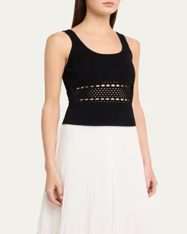 Simkhai Fitzgerald Open-Work Tank Top | Thumbnail 4 Simkhai Fitzgerald Open-Work Tank Top | Thumbnail 4