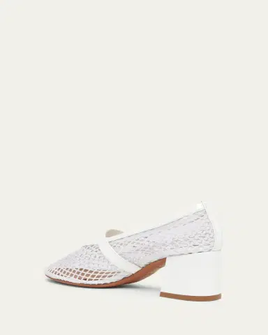 Alaïa 55mm Fishnet Ballerina Pumps | Thumbnail 2 Alaïa 55mm Fishnet Ballerina Pumps | Thumbnail 2