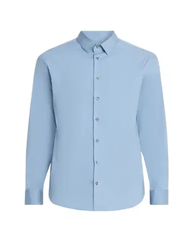 Giorgio Armani Men's Cotton-Blend Poplin Button-Front Shirt | Thumbnail 1 Giorgio Armani Men's Cotton-Blend Poplin Button-Front Shirt | Thumbnail 1