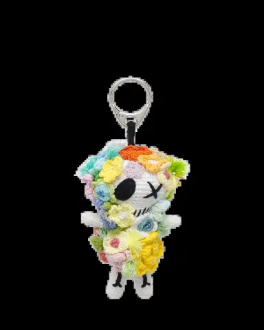 Alexander McQueen The Doll Rose Crochet Bag Charm | Thumbnail 2 Alexander McQueen The Doll Rose Crochet Bag Charm | Thumbnail 2