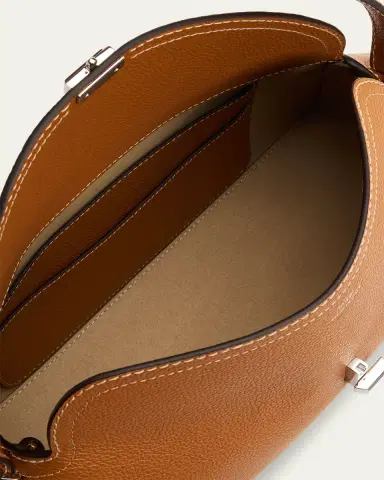 TOTEME Grained Leather T-Lock Shoulder Bag | Thumbnail 4 TOTEME Grained Leather T-Lock Shoulder Bag | Thumbnail 4