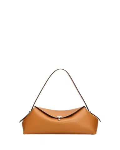 TOTEME Grained Leather T-Lock Shoulder Bag | Thumbnail 1 TOTEME Grained Leather T-Lock Shoulder Bag | Thumbnail 1