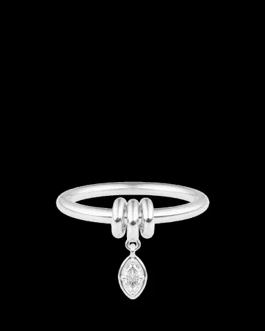 Spinelli Kilcollin Pia Marquise Diamond Sterling Silver Ring | Thumbnail 2 Spinelli Kilcollin Pia Marquise Diamond Sterling Silver Ring | Thumbnail 2