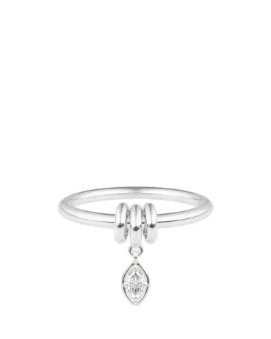 Spinelli Kilcollin Pia Marquise Diamond Sterling Silver Ring | Thumbnail 1 Spinelli Kilcollin Pia Marquise Diamond Sterling Silver Ring | Thumbnail 1