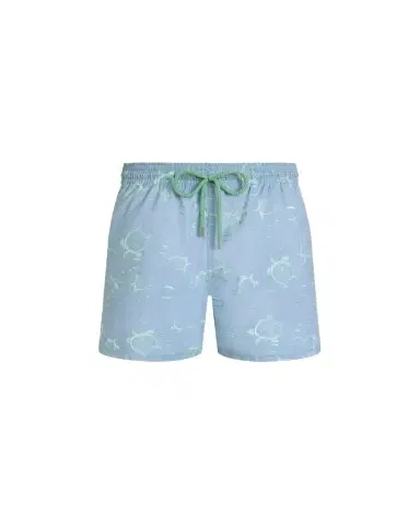 Vilebrequin Men's Bubbles and Turtles Packable Swim Trunks | Thumbnail 1 Vilebrequin Men's Bubbles and Turtles Packable Swim Trunks | Thumbnail 1