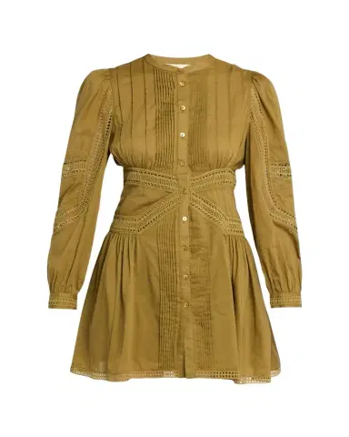 Ulla Johnson Elysia Embroidered Cotton Mini Dress | Thumbnail 1 Ulla Johnson Elysia Embroidered Cotton Mini Dress | Thumbnail 1