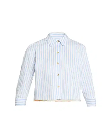 L'Agence Fawn Beach-Print Shirt | Thumbnail 1 L'Agence Fawn Beach-Print Shirt | Thumbnail 1