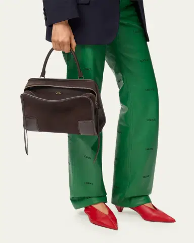Loewe Amazona 180 Medium Top-Handle Bag in Suede | Thumbnail 5 Loewe Amazona 180 Medium Top-Handle Bag in Suede | Thumbnail 5