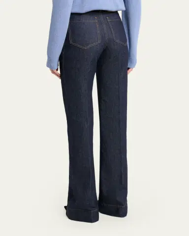 Victoria Beckham Alina Wide-Leg Jeans | Thumbnail 3 Victoria Beckham Alina Wide-Leg Jeans | Thumbnail 3
