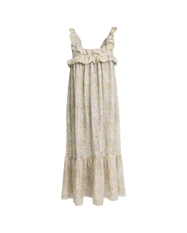 Chloé Painted Flowers Silk Maxi Dress | Thumbnail 1 Chloé Painted Flowers Silk Maxi Dress | Thumbnail 1