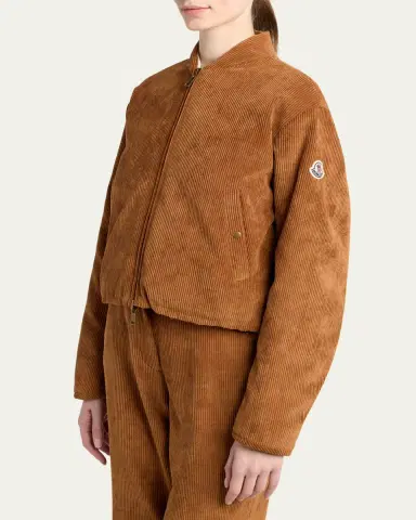 Moncler Blageon Reversible Down Corduroy Jacket | Thumbnail 4 Moncler Blageon Reversible Down Corduroy Jacket | Thumbnail 4