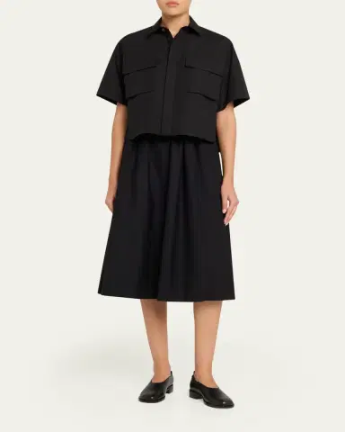 sacai Cotton Poplin Shirt | Thumbnail 2 sacai Cotton Poplin Shirt | Thumbnail 2