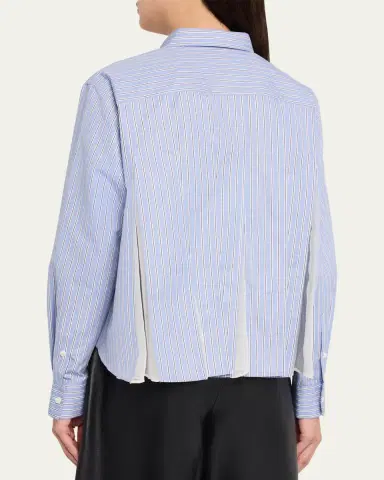 sacai Cotton Poplin Shirt | Thumbnail 8 sacai Cotton Poplin Shirt | Thumbnail 8