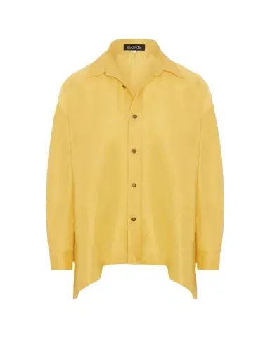 Eskandar A-Line Silk Plisse Shirt | Thumbnail 1 Eskandar A-Line Silk Plisse Shirt | Thumbnail 1