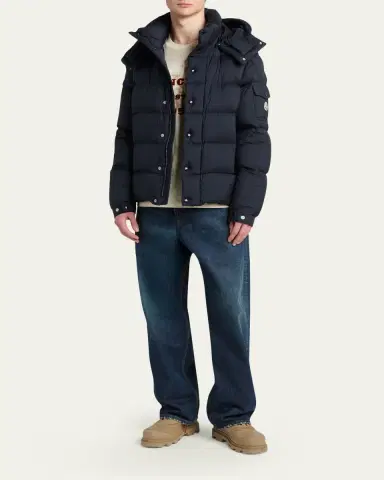 Moncler Grenoble Men's Quilted Hooded Puffer Jacket | Thumbnail 2 Moncler Grenoble Men's Quilted Hooded Puffer Jacket | Thumbnail 2