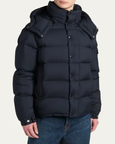 Moncler Grenoble Men's Quilted Hooded Puffer Jacket | Thumbnail 4 Moncler Grenoble Men's Quilted Hooded Puffer Jacket | Thumbnail 4