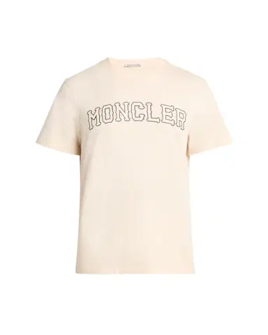 Moncler Men's Logo Cotton T-Shirt | Thumbnail 1 Moncler Men's Logo Cotton T-Shirt | Thumbnail 1