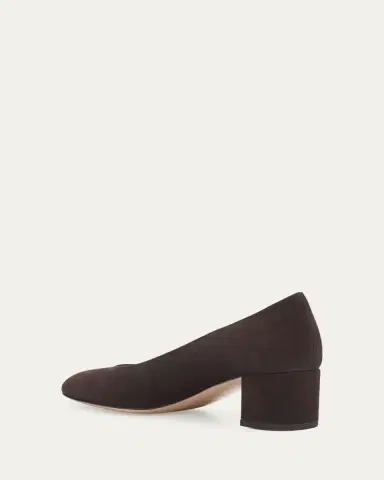 Gianvito Rossi 45mm Piper Suede Pointed-Toe Pumps | Thumbnail 2 Gianvito Rossi 45mm Piper Suede Pointed-Toe Pumps | Thumbnail 2