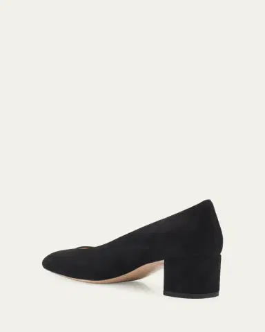 Gianvito Rossi 45mm Piper Suede Pointed-Toe Pumps | Thumbnail 5 Gianvito Rossi 45mm Piper Suede Pointed-Toe Pumps | Thumbnail 5