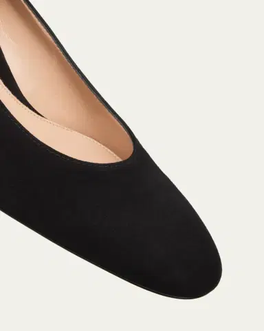 Gianvito Rossi 45mm Piper Suede Pointed-Toe Pumps | Thumbnail 6 Gianvito Rossi 45mm Piper Suede Pointed-Toe Pumps | Thumbnail 6