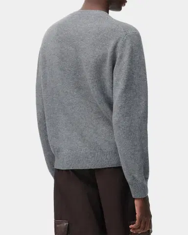 Loewe Men's Wool Mini-Anagram Crewneck Sweater | Thumbnail 3 Loewe Men's Wool Mini-Anagram Crewneck Sweater | Thumbnail 3