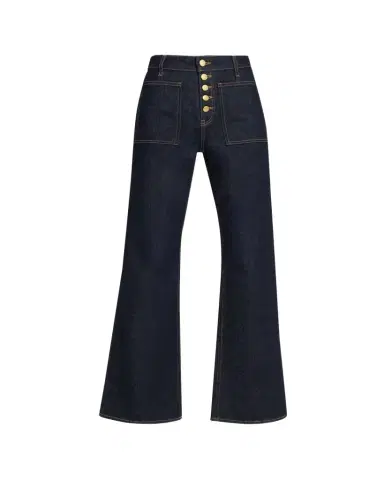 Ulla Johnson Lou Five-Button Flared Jeans | Thumbnail 1 Ulla Johnson Lou Five-Button Flared Jeans | Thumbnail 1