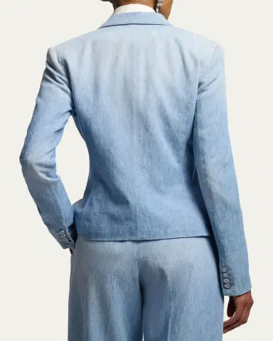 Ralph Lauren Collection Lochlan Cotton Denim Jacket | Thumbnail 3 Ralph Lauren Collection Lochlan Cotton Denim Jacket | Thumbnail 3