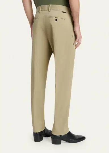 Tom Ford Men's Comfort Stretch Slim Flat-Front Trousers | Thumbnail 13 Tom Ford Men's Comfort Stretch Slim Flat-Front Trousers | Thumbnail 13