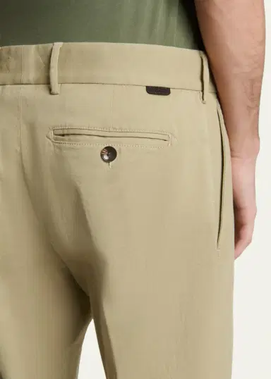 Tom Ford Men's Comfort Stretch Slim Flat-Front Trousers | Thumbnail 15 Tom Ford Men's Comfort Stretch Slim Flat-Front Trousers | Thumbnail 15