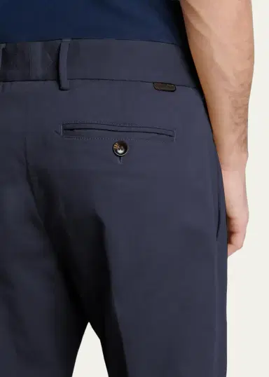 Tom Ford Men's Comfort Stretch Slim Flat-Front Trousers | Thumbnail 5 Tom Ford Men's Comfort Stretch Slim Flat-Front Trousers | Thumbnail 5