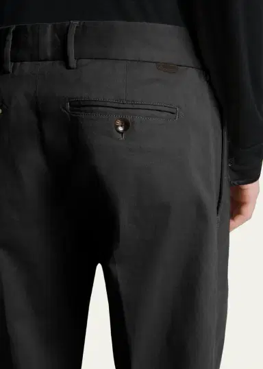 Tom Ford Men's Comfort Stretch Slim Flat-Front Trousers | Thumbnail 10 Tom Ford Men's Comfort Stretch Slim Flat-Front Trousers | Thumbnail 10
