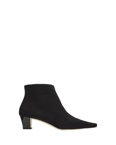Manolo Blahnik Jaima Suede Side-Zip Ankle Boots | Thumbnail 1 Manolo Blahnik Jaima Suede Side-Zip Ankle Boots | Thumbnail 1