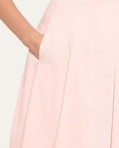 SIMKHAI Elora Poplin Midi Skirt | Thumbnail 5 SIMKHAI Elora Poplin Midi Skirt | Thumbnail 5