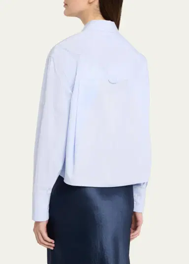 Maria McManus Organic Cotton Cropped Button-Down Shirt | Thumbnail 13 Maria McManus Organic Cotton Cropped Button-Down Shirt | Thumbnail 13