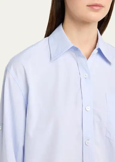 Maria McManus Organic Cotton Cropped Button-Down Shirt | Thumbnail 15 Maria McManus Organic Cotton Cropped Button-Down Shirt | Thumbnail 15