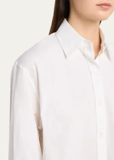 Maria McManus Organic Cotton Cropped Button-Down Shirt | Thumbnail 5 Maria McManus Organic Cotton Cropped Button-Down Shirt | Thumbnail 5