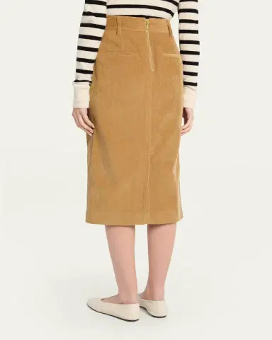 Maria McManus Corduroy Midi Pencil Skirt | Thumbnail 3 Maria McManus Corduroy Midi Pencil Skirt | Thumbnail 3