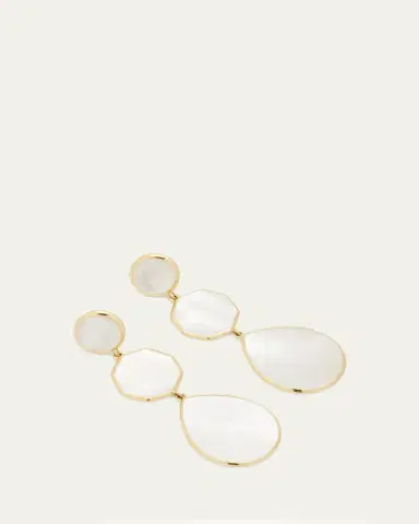 Ippolita Crazy 8's 3-Stone Drop Earrings in 18K Gold | Thumbnail 3 Ippolita Crazy 8's 3-Stone Drop Earrings in 18K Gold | Thumbnail 3