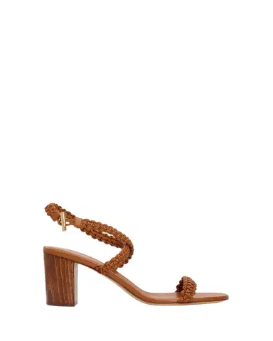 Gianvito Rossi 70mm Braided Leather Sandals | Thumbnail 1 Gianvito Rossi 70mm Braided Leather Sandals | Thumbnail 1
