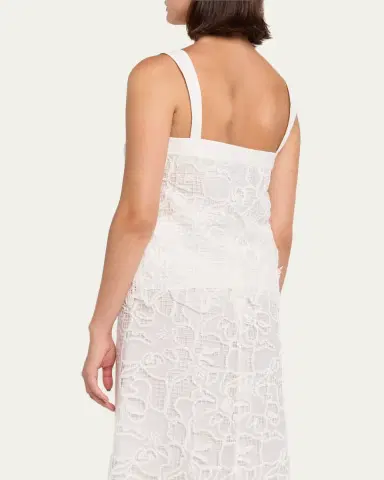 Simkhai Brynn Sleeveless Embroidered Top | Thumbnail 3 Simkhai Brynn Sleeveless Embroidered Top | Thumbnail 3