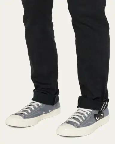 Comme des Garçons x Converse Men's Chuck Taylor Low-Top Canvas Sneakers | Thumbnail 2 Comme des Garçons x Converse Men's Chuck Taylor Low-Top Canvas Sneakers | Thumbnail 2