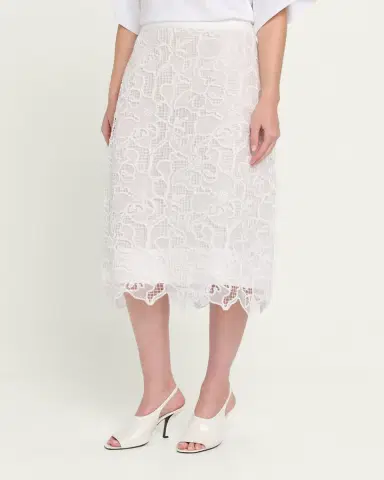 Simkhai Elissa Embroidered Column Skirt | Thumbnail 4 Simkhai Elissa Embroidered Column Skirt | Thumbnail 4