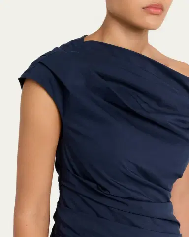Simkhai Ammalie Mixed-Media Midi Dress | Thumbnail 5 Simkhai Ammalie Mixed-Media Midi Dress | Thumbnail 5