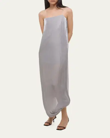 Helmut Lang Fluid Satin Slip Dress | Thumbnail 4 Helmut Lang Fluid Satin Slip Dress | Thumbnail 4
