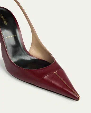 Tom Ford 85mm Shiny Kid Leather Slingback Pumps | Thumbnail 3 Tom Ford 85mm Shiny Kid Leather Slingback Pumps | Thumbnail 3
