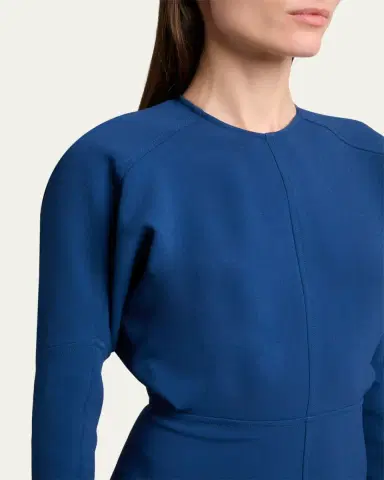 Victoria Beckham Long-Dolman-Sleeve Dress | Thumbnail 5 Victoria Beckham Long-Dolman-Sleeve Dress | Thumbnail 5