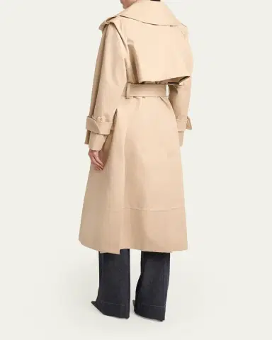 Victoria Beckham Philippa Trench Coat | Thumbnail 3 Victoria Beckham Philippa Trench Coat | Thumbnail 3